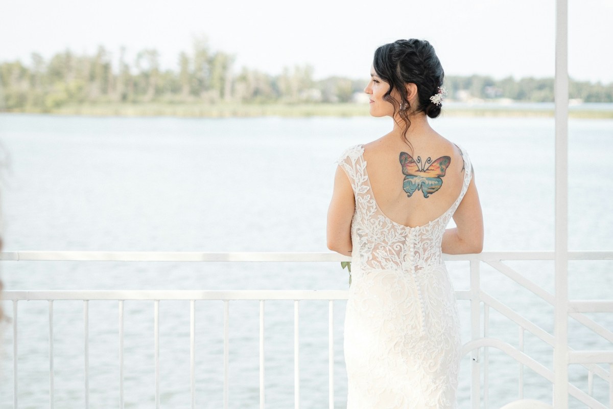 Butterfly tattoo back