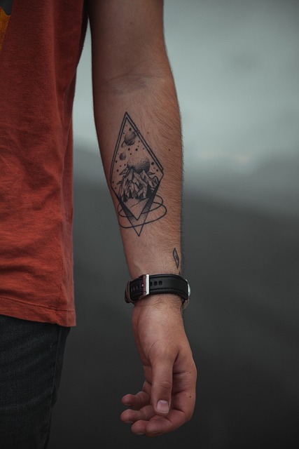 Inner arm tattoo