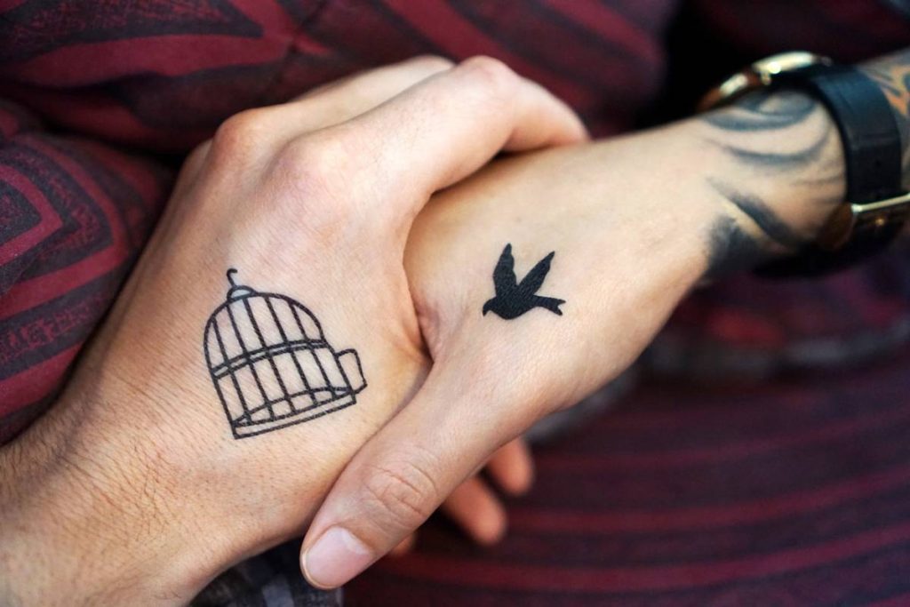 Matching tattoo for friends or couples