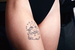Above Knee Tattoo Designs