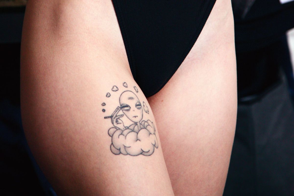 Above Knee Tattoo Designs