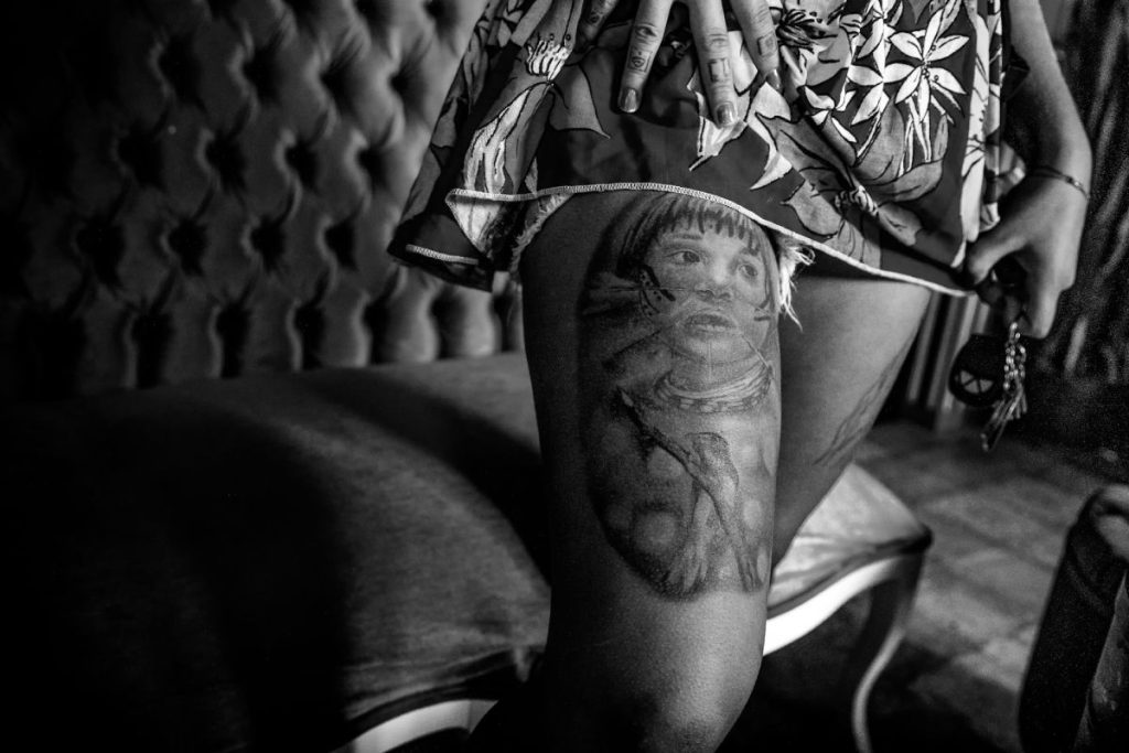 Above Knee Tattoo Designs
